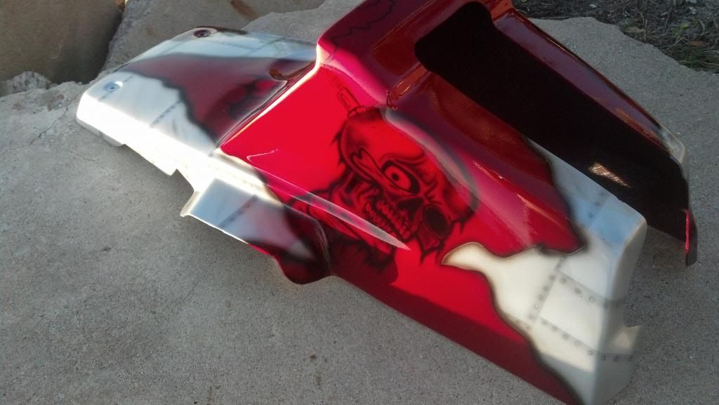 BANSHEE FIBERGLASS FRONT CUSTOM AIRBRUSH ATV Drag Racer Forums